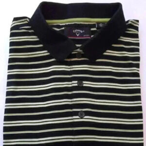 Callaway Golf Sport Polo Short Sleeve Striped - XL